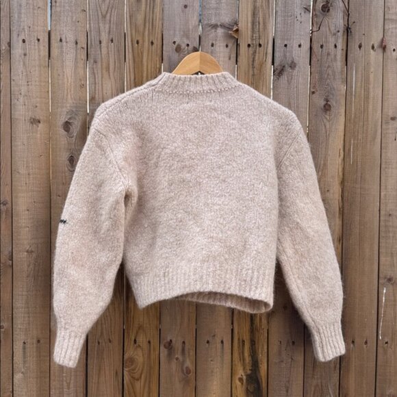 Paloma Wool Beige Sweater with Black Abstract Design - Picture 7 of 7